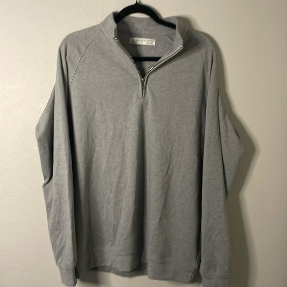 Men's Gray Quarter-Zip Jacket